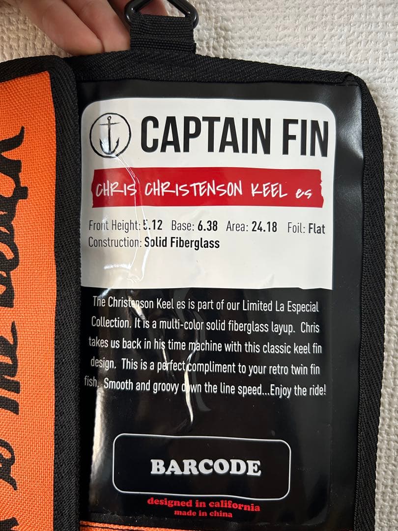 新品未使用CAPTAIN FIN CHRIS CHRISTENSON