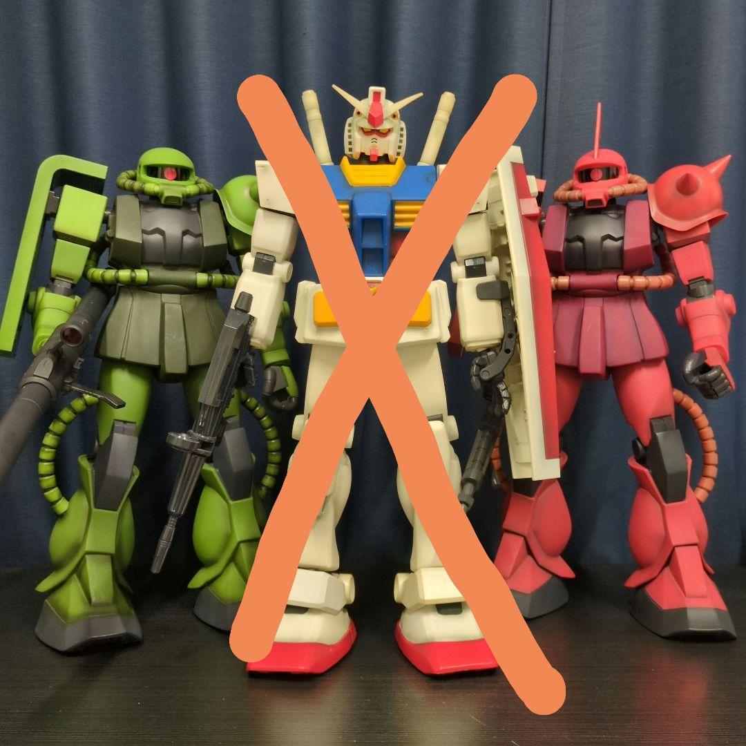 ジャンボグレード シャア専用ザク + ザク