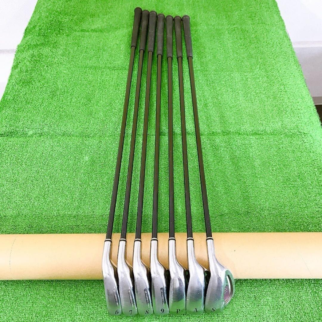 テ16★ゼクシオ6 7本レディースアイアンセット MP600L ピンク XXIO