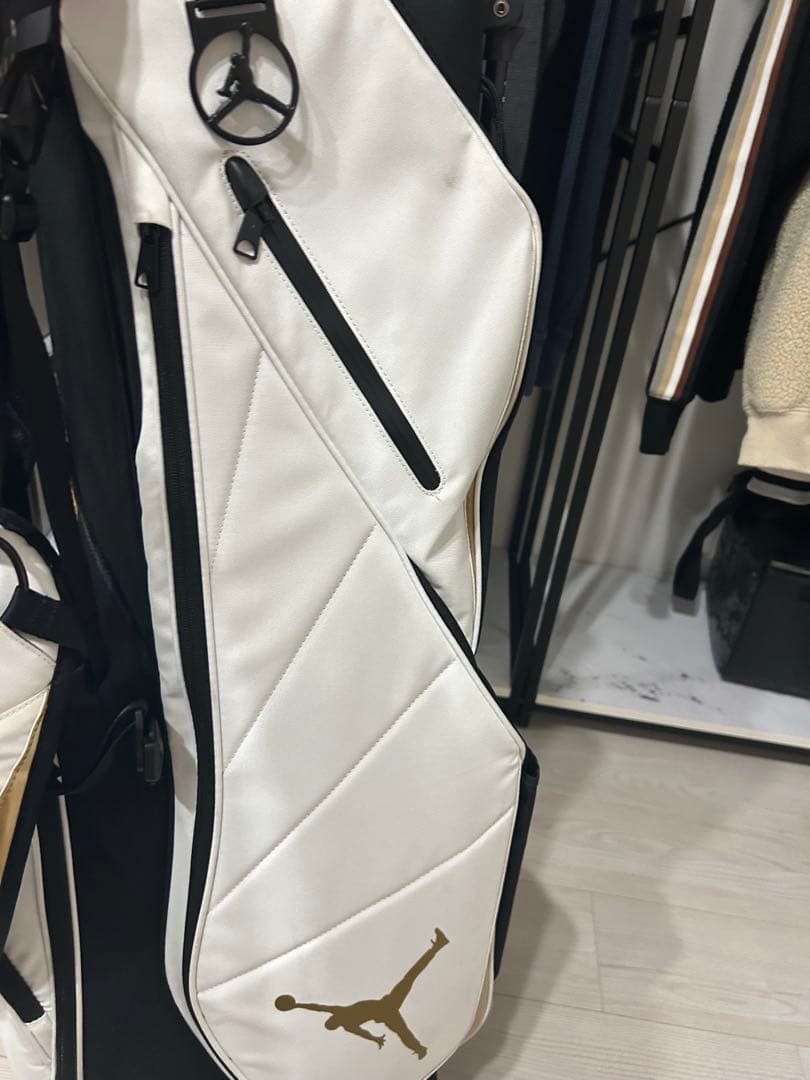 J*H様 JORDAN キャディバッグ ホワイト/ブラック/ゴールド