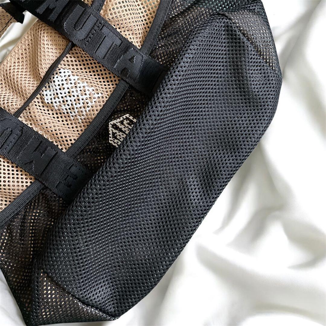 美品 muta MARINE カートバッグ ゴルフ メッシュ ジャガードテープ