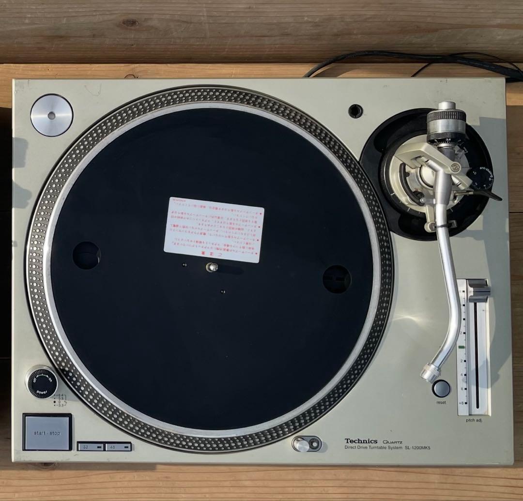 TECHNICS SL-1200 MK5ダイレクトドライブターンテーブル(1台)