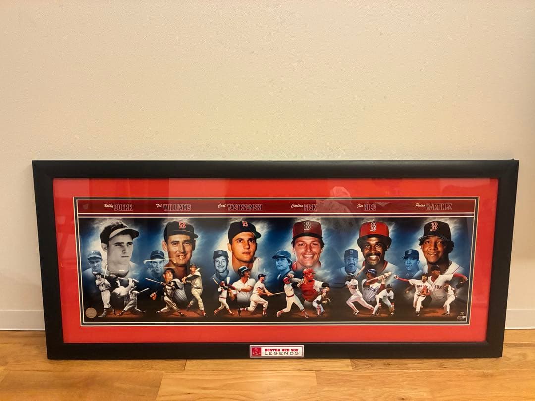 MLB公式 レッドソックス レジェンズ 大型フレーム 108cm 純正