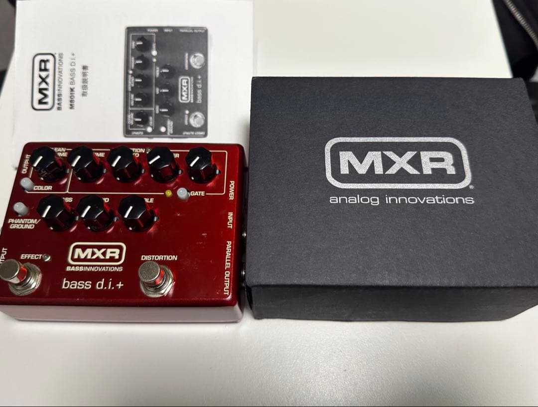 MXR m80 bass di+ 限定カラー 【Brushed Red】