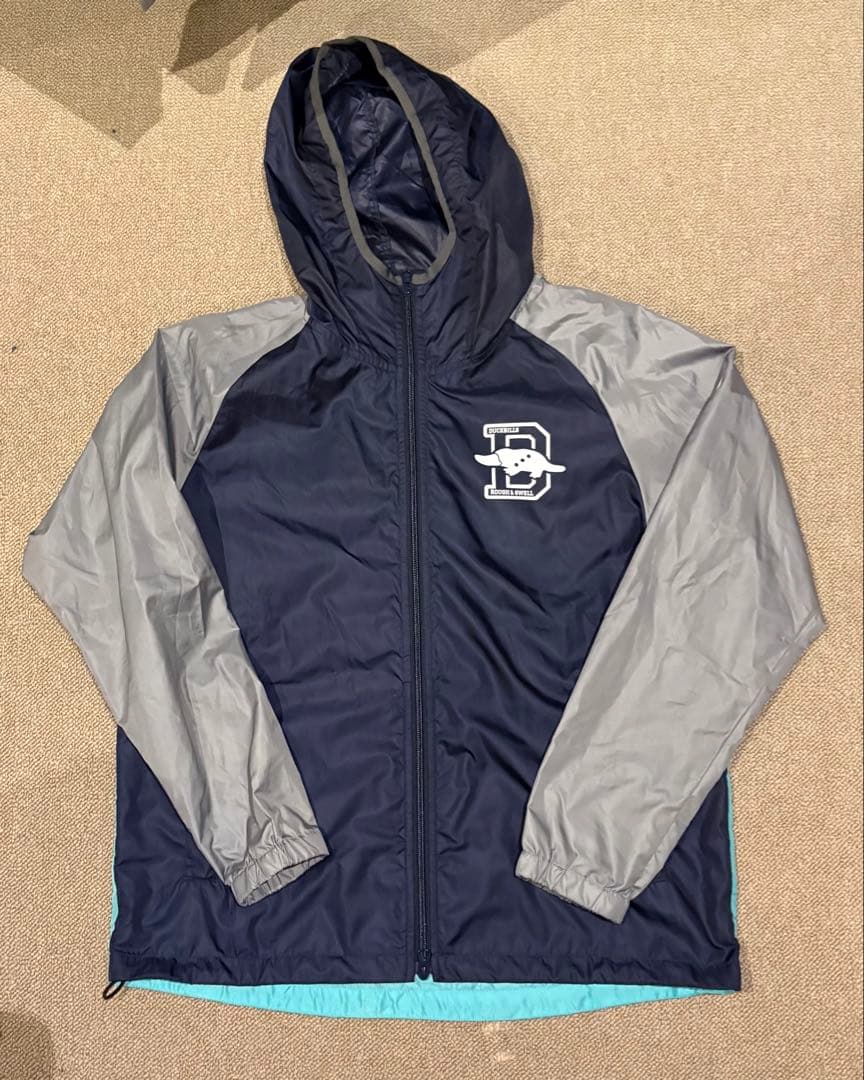 ラフアンドスウェル ウィンドブレーカー 撥水 防風 ネイビー XL