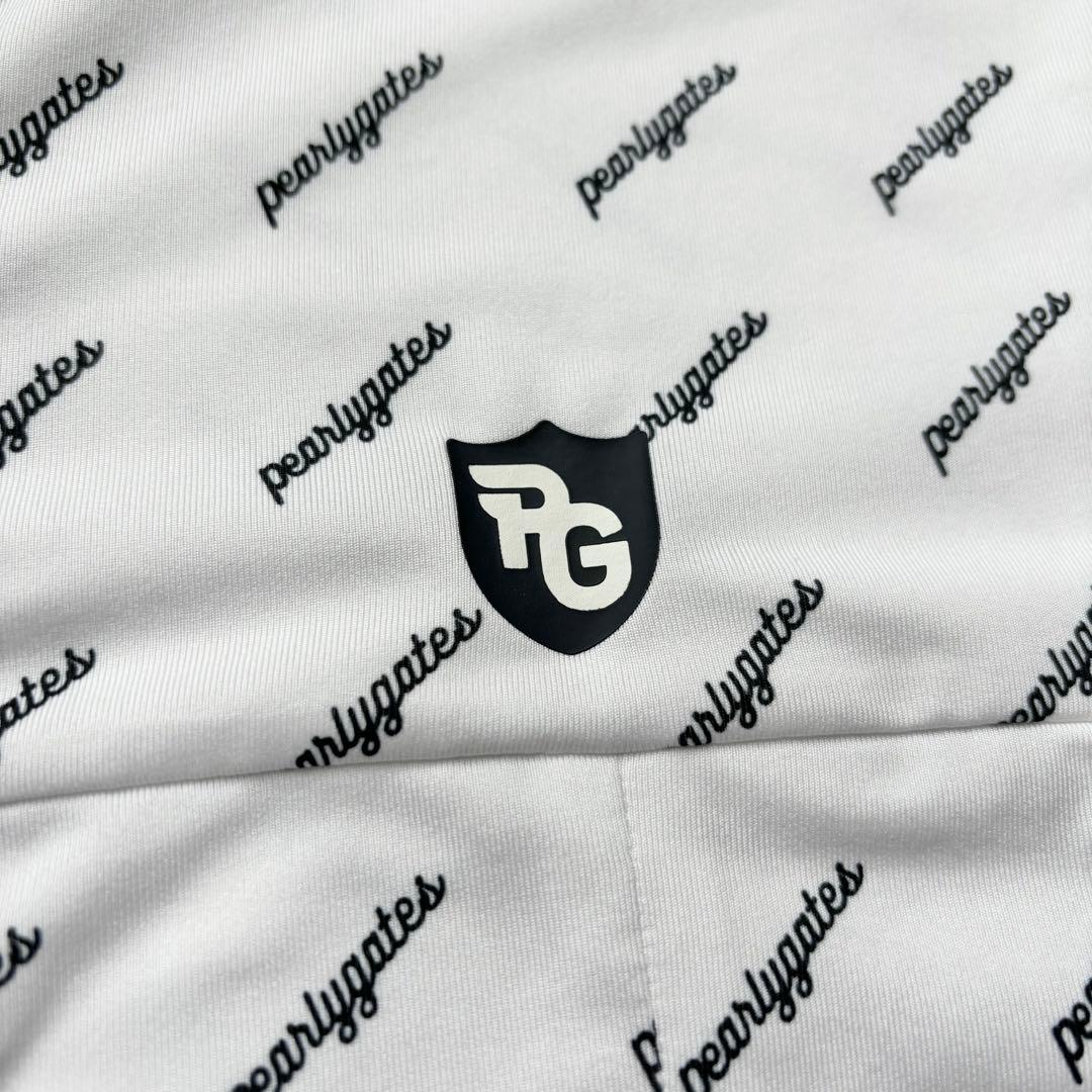 【21年モデル】PEARLY GATES ダブルジップパーカー ロゴ総柄 薄手