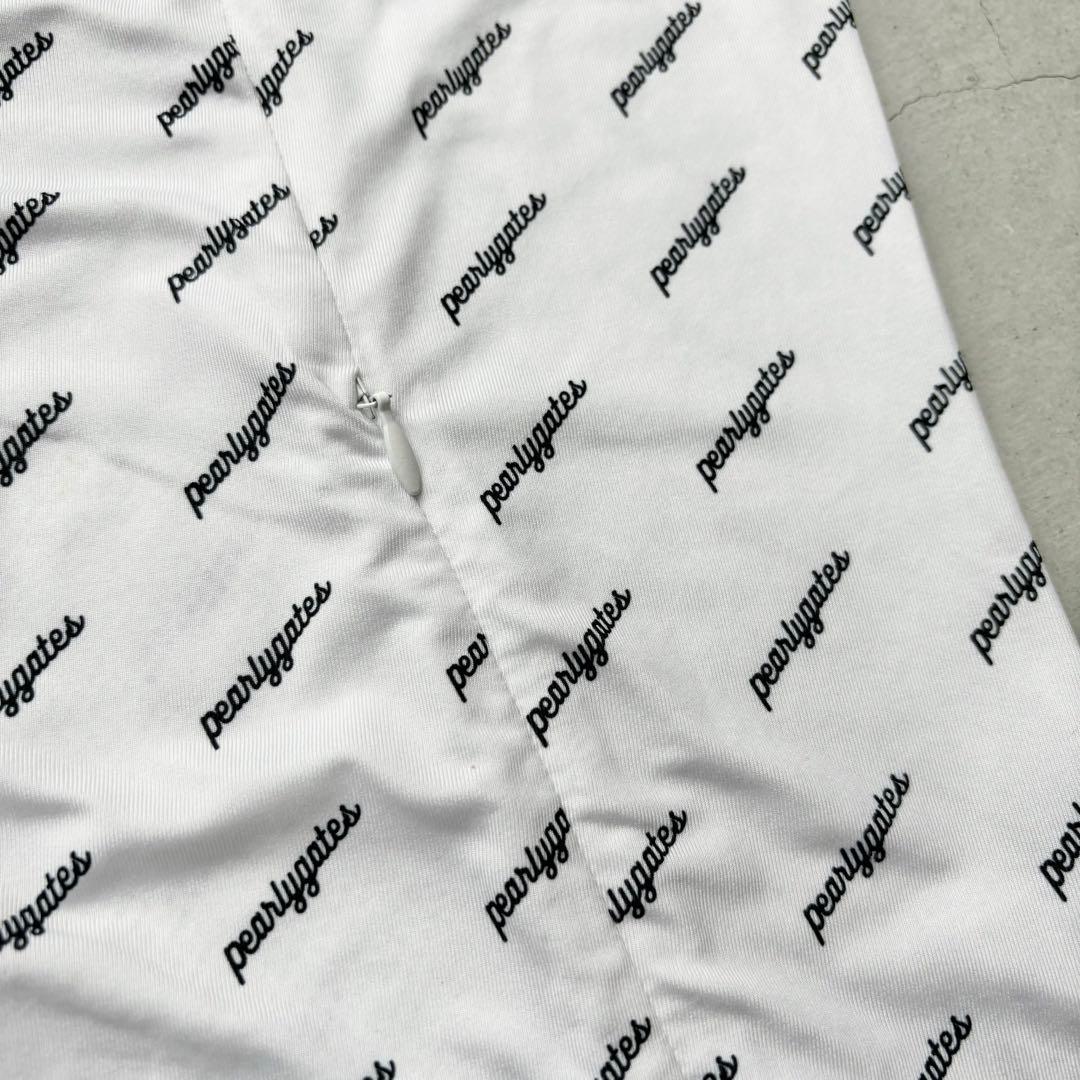 【21年モデル】PEARLY GATES ダブルジップパーカー ロゴ総柄 薄手