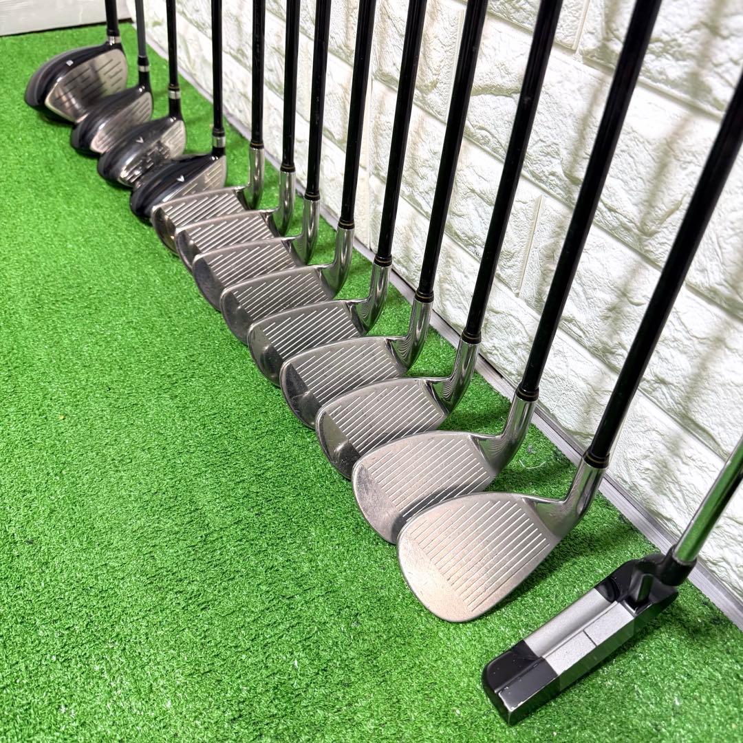 ゴルフセット　初心者応援　ラウンド仕様　メンズ　すぐ使える　打感良好　右打ち