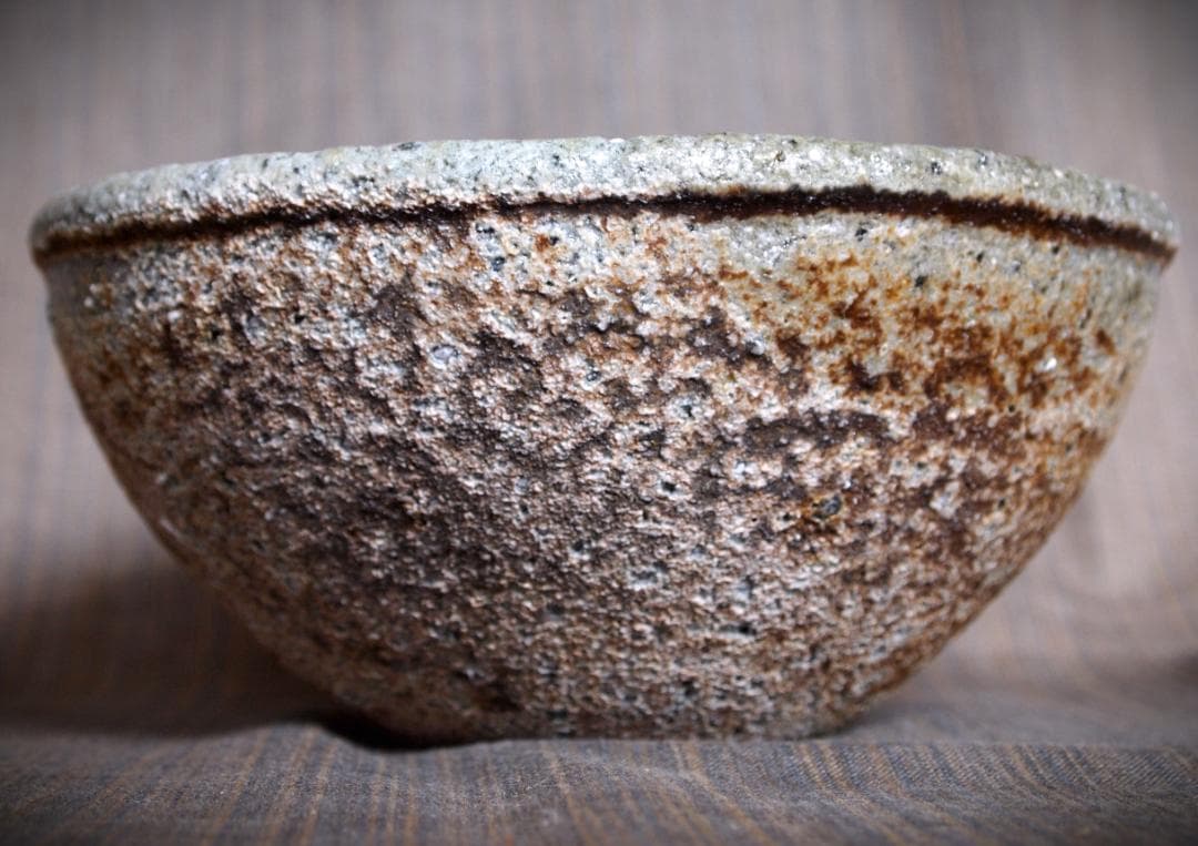 最上作★クリストファー・レイヴェンフォール【師：多久守】★備前《窯変》鉢★共箱