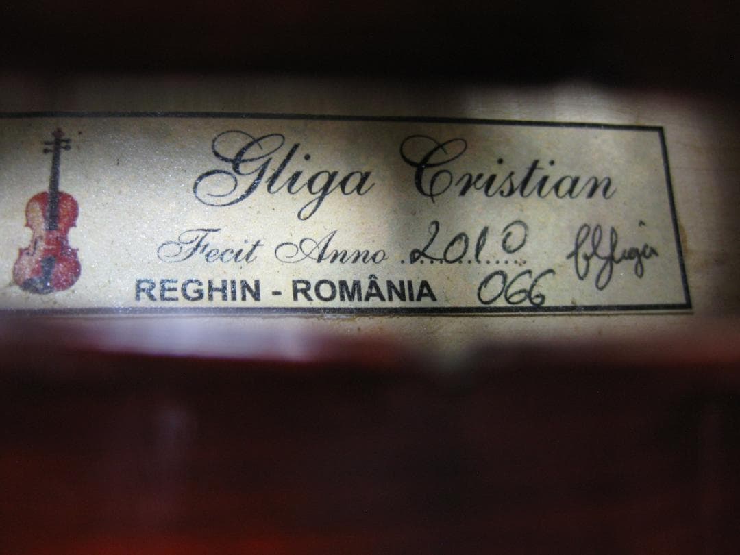 【銘器手工品】 グリガ Gliga Maestro バイオリン 4/4 セット