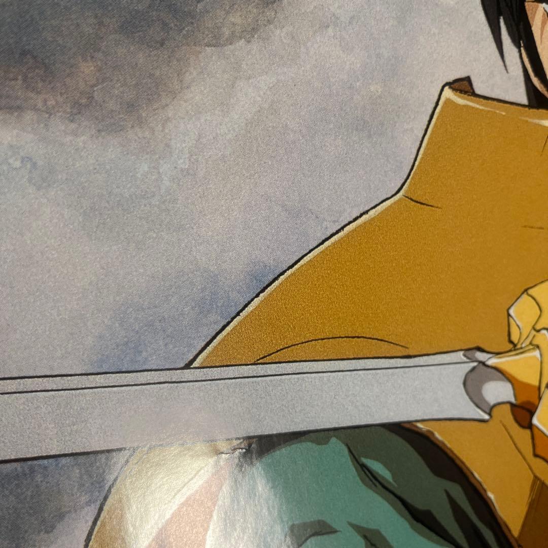 PCエンジンソフト　ロードス島戦記　非売品ポスター　複製サイン入り　破れあり