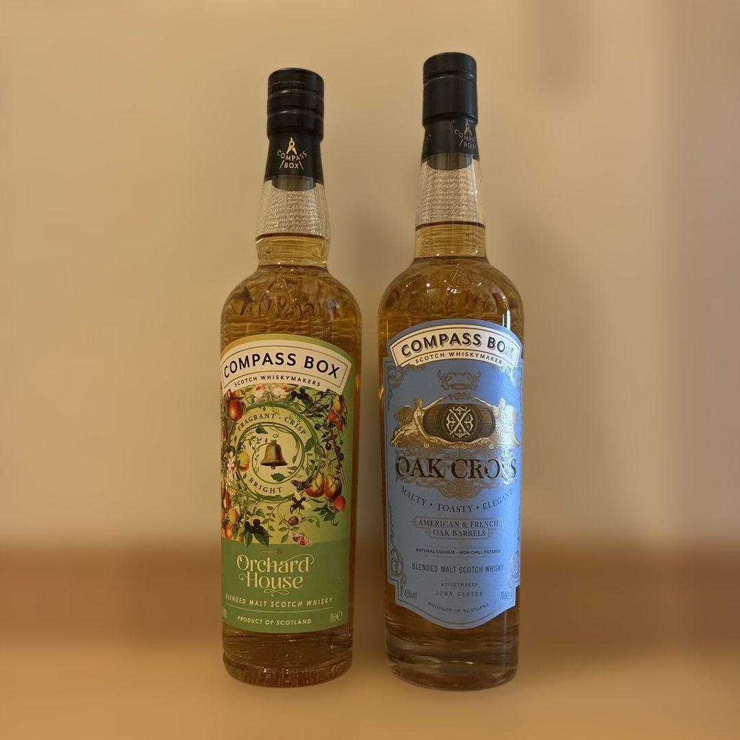 コンパスボックス2本セット　オーククロスとオーチャードハウス