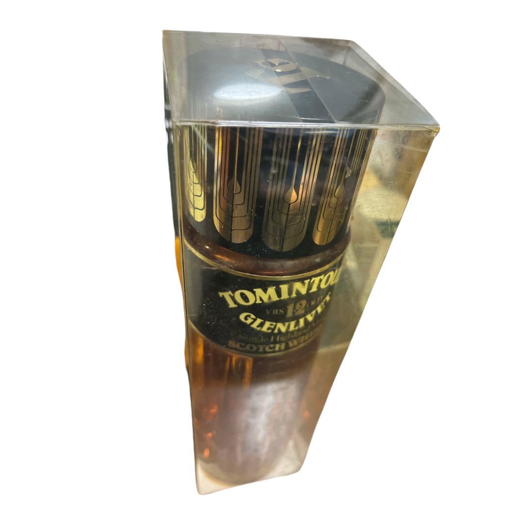 【古酒】１ℓ ウイスキー　トミントール　グレンリベット 43% 未開栓　洋酒