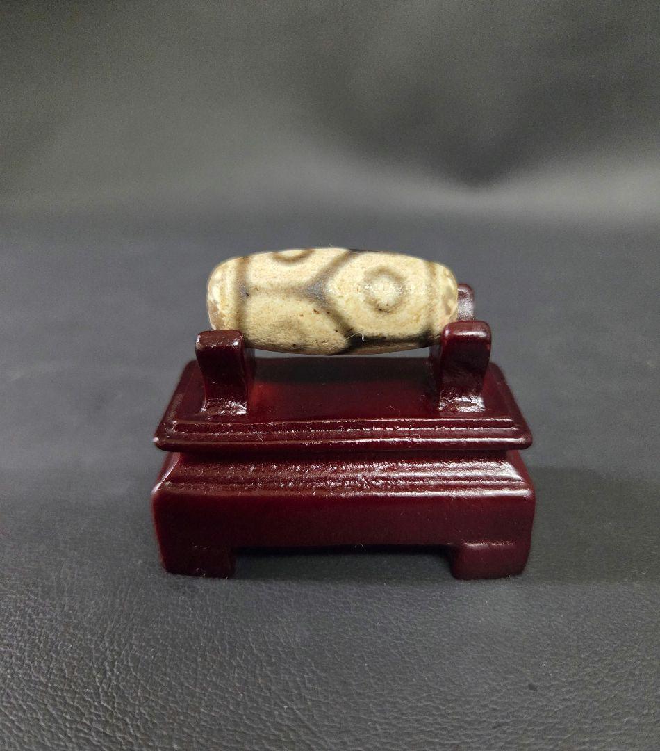 978　天珠　亀甲長壽六眼天珠　貴重　珍品　dzibeads！