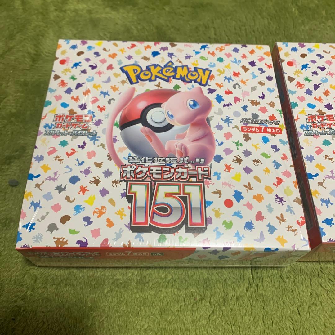 超美品　ポケモンカード151 BOX3箱セット
