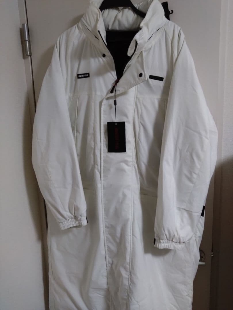 BRIEFING　ブリーフィング ダウンベンチコート　　ヒート温度調節　ホワイト