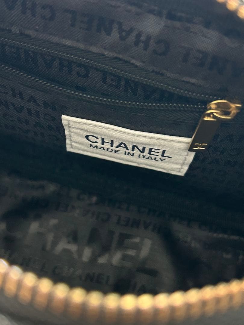 CHANEL ショルダーバッグ デニム 2wayブラック