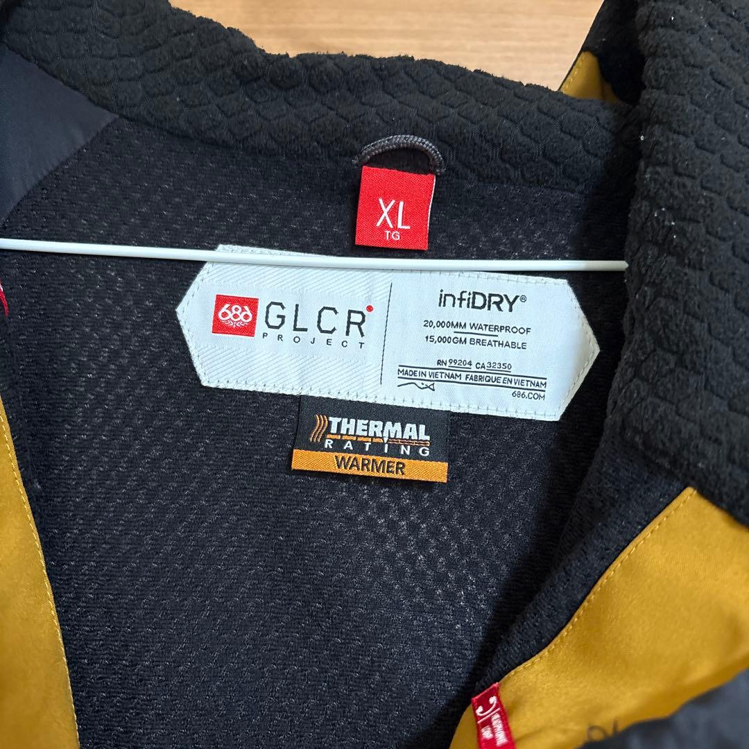 686 スノーボードジャケット ビブパンツ