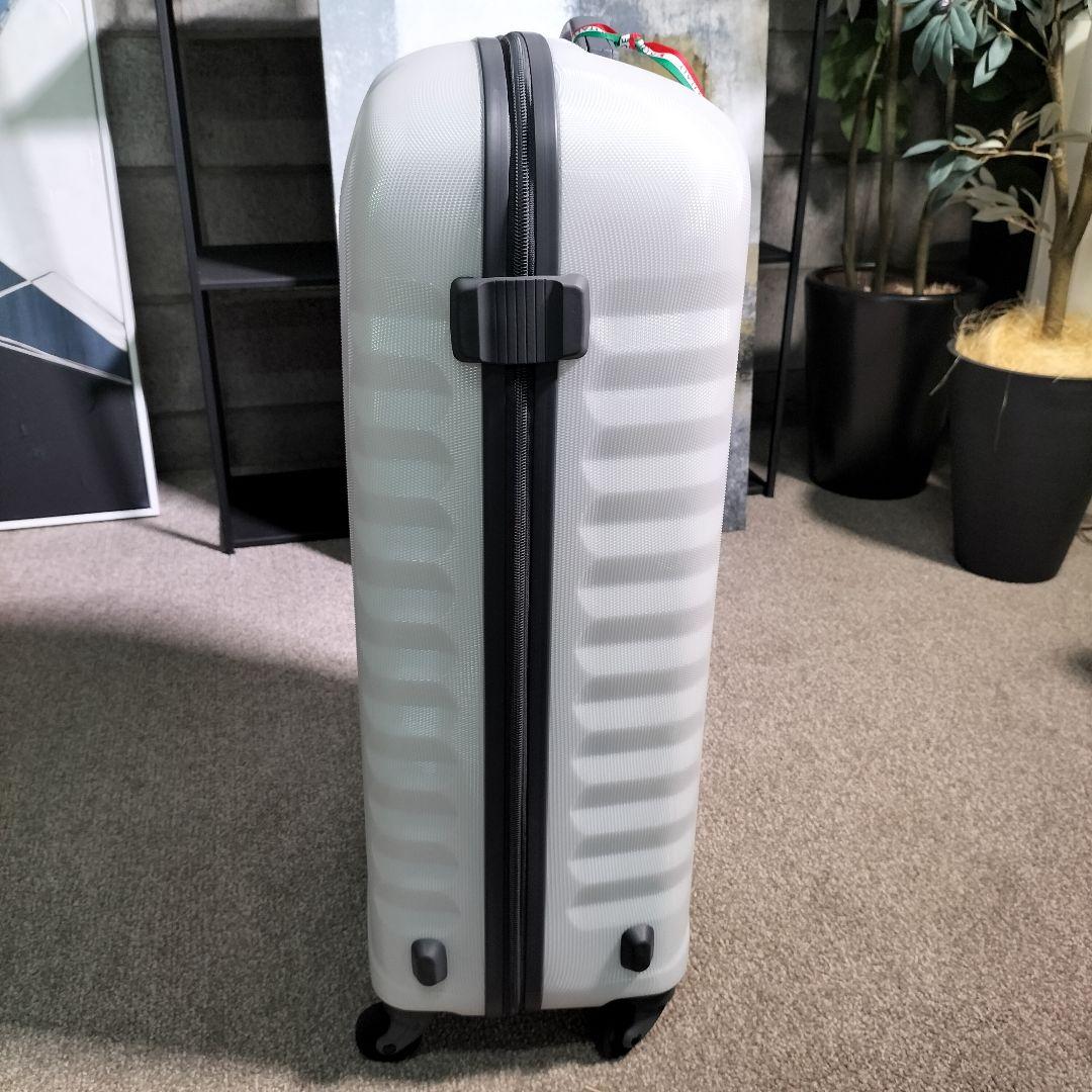 未使用品 ロンカートキャリーケース ホワイト 63L 展示品(2511A②)