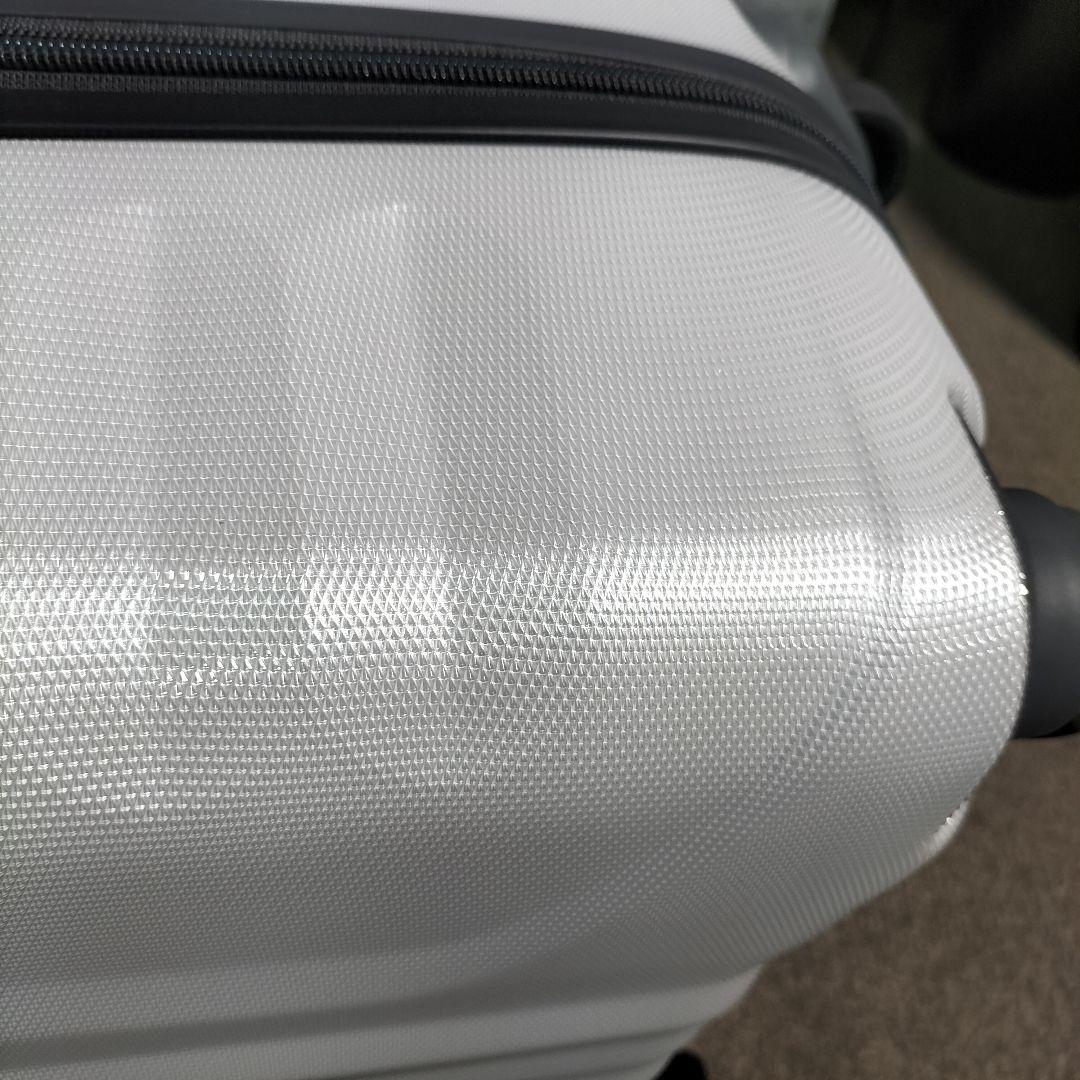 未使用品 ロンカートキャリーケース ホワイト 63L 展示品(2511A②)