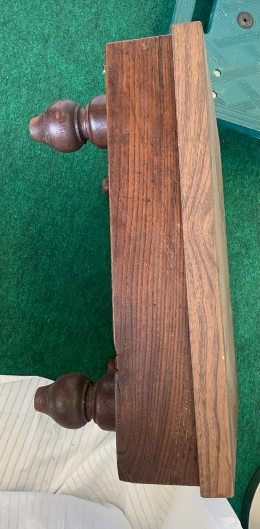 アンティーク!! 本榧 碁盤 囲碁 へそ無し 蓋付き 明治元年 現状品!!