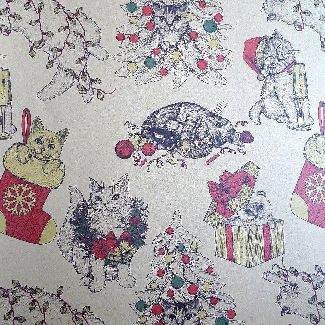 【ゆう様】R268クリスマスの包装紙6枚セット(980)