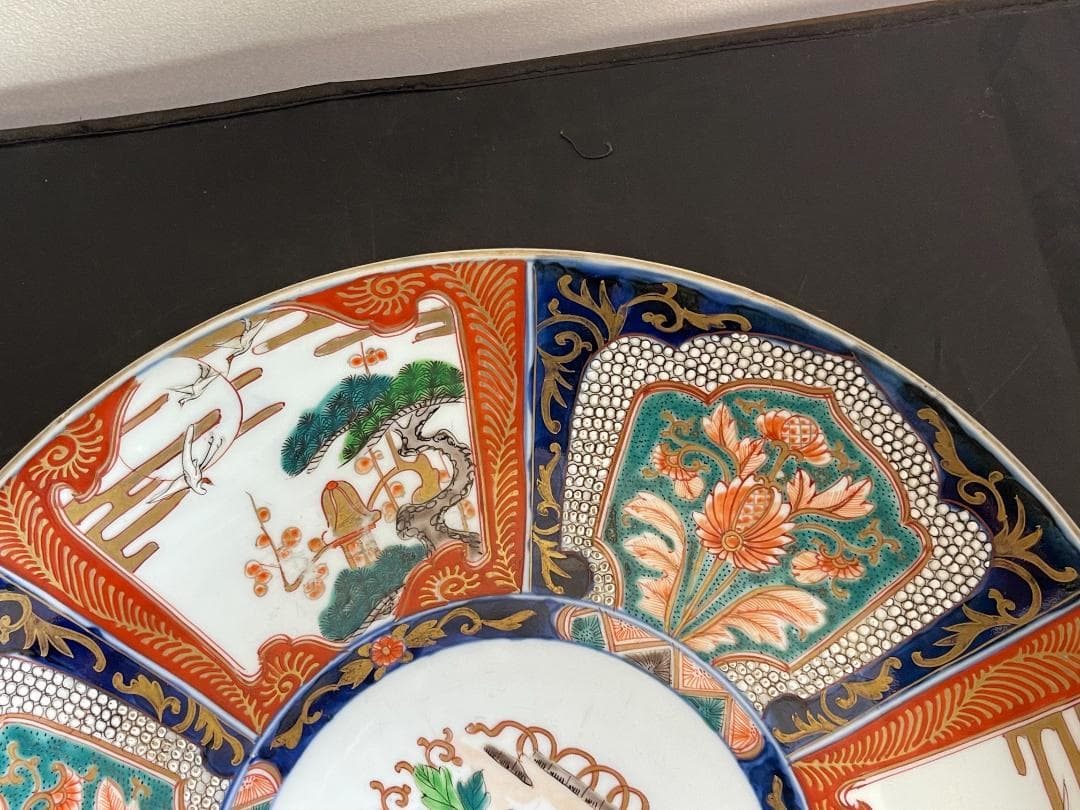 伊万里　色絵　大皿　明治時代　３２1