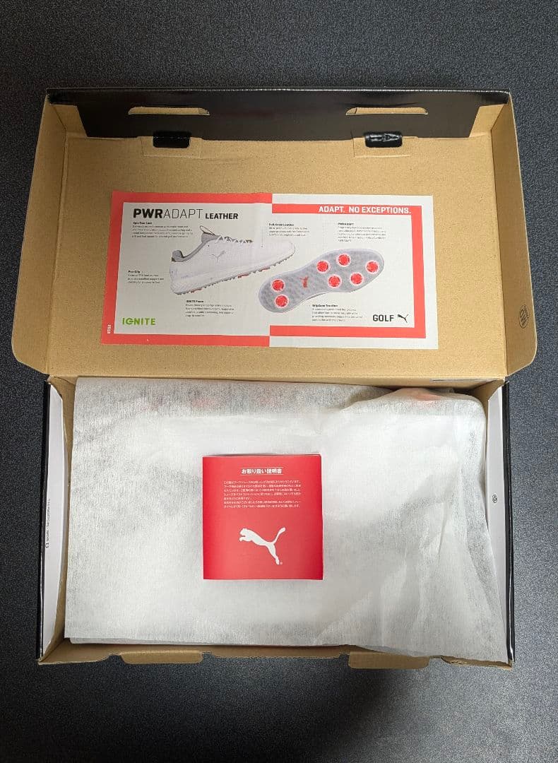 PUMA ゴルフシューズ ホワイト　イグナイト