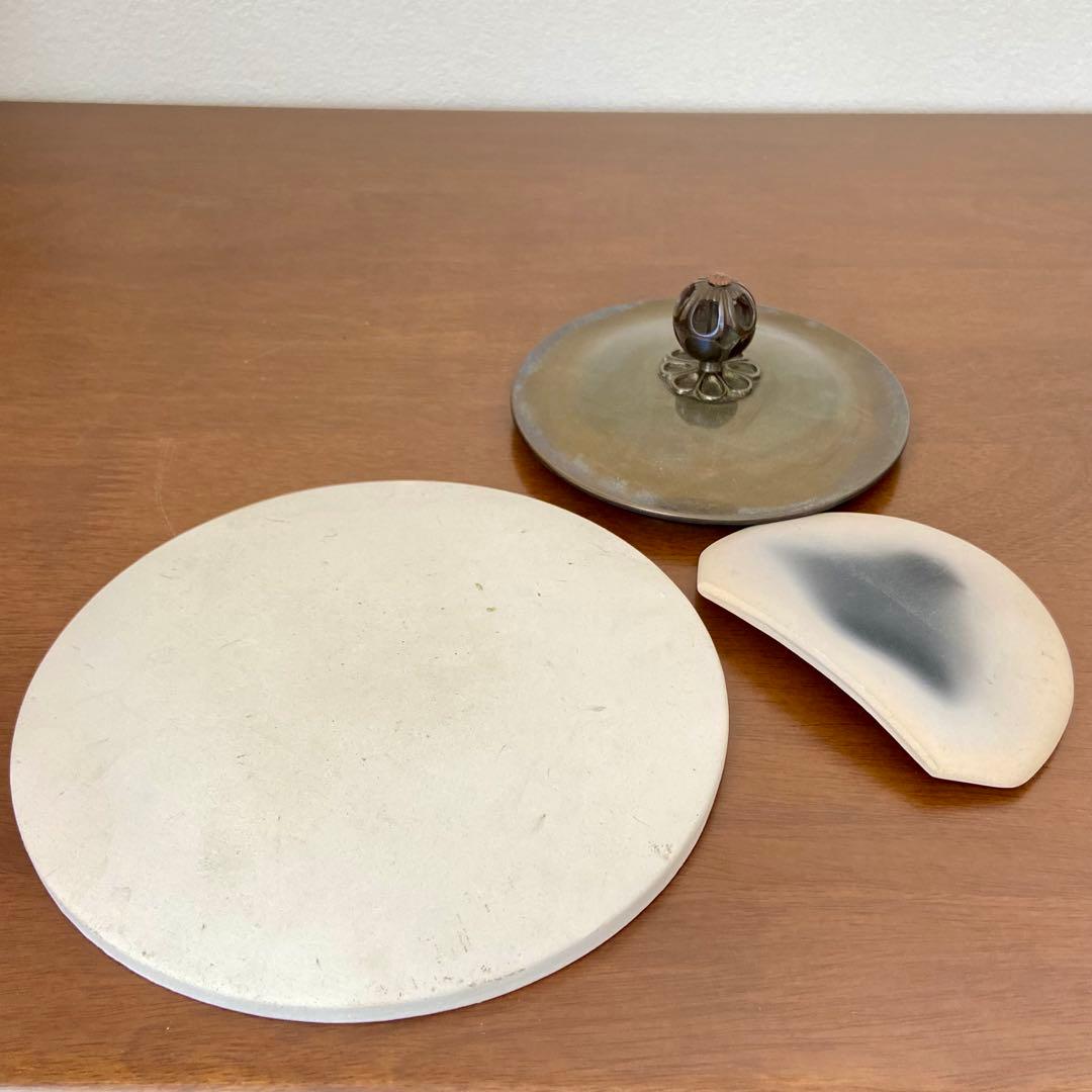 茶釜 唐銅鬼面風炉　金森紹栄　共箱入　人間国宝 高橋敬典釜添　茶道具　茶器