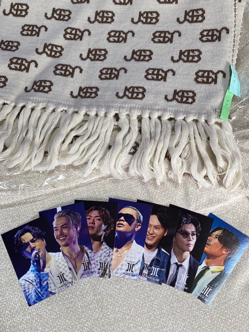 三代目 JSB モノグラムマフラー　　　　　　　　　　8700円に変更