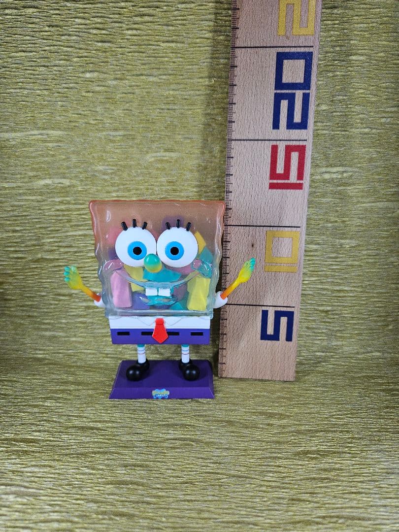 スポンジボブ カラフルフィギュア　シークレット　レア　高さ約12cm