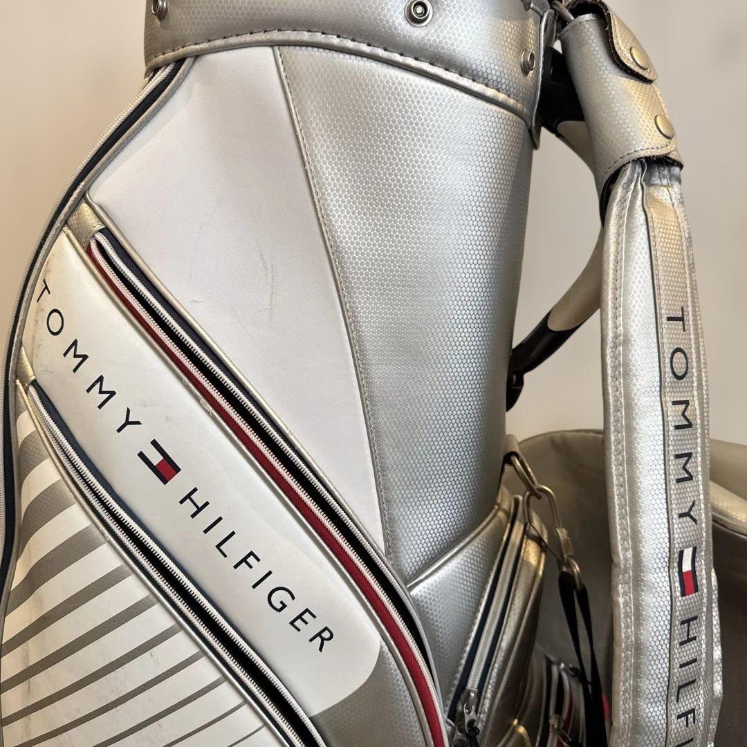   ゴルフ キャディバッグ トリコロール 9型 3点式