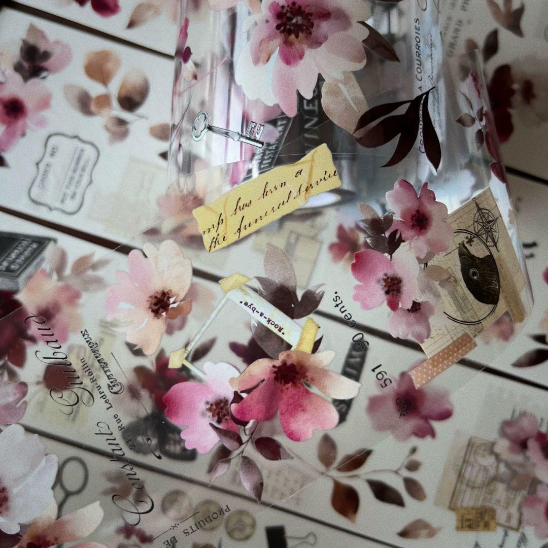 壹洱原创《花韵流年》海外マスキングテープ　マステ 【2205】