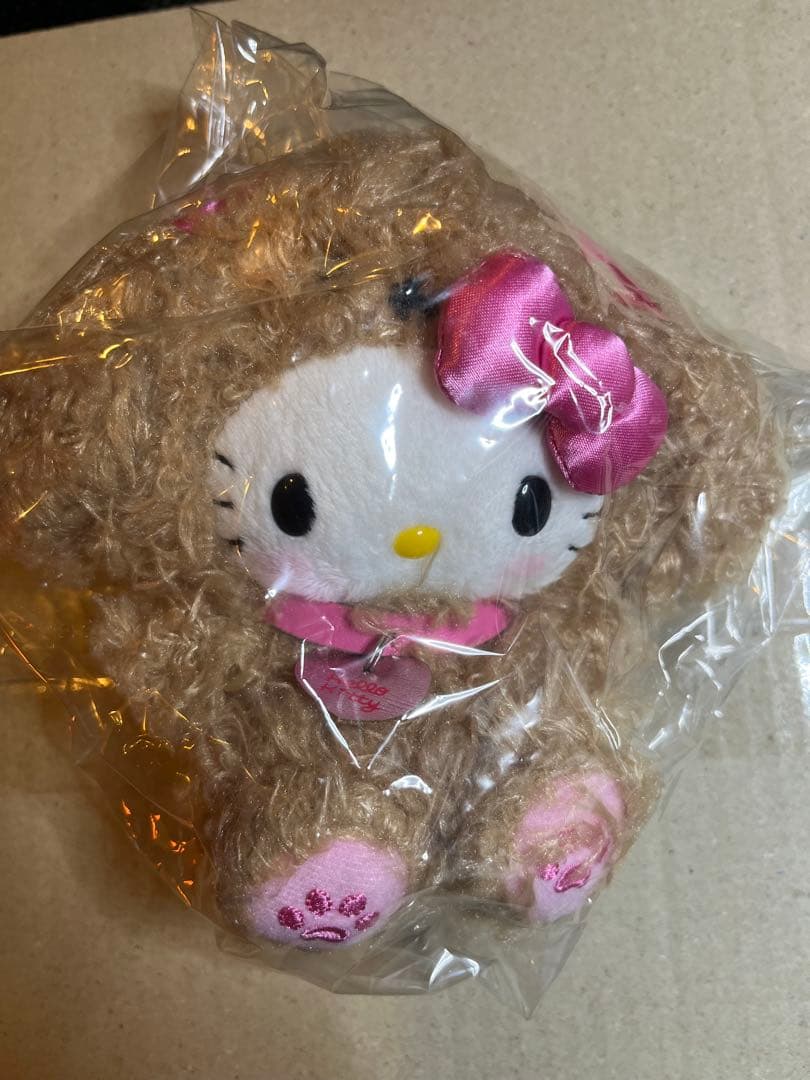 希少品ハローキティミニチュアダックス トイプードルマスコット2体セット