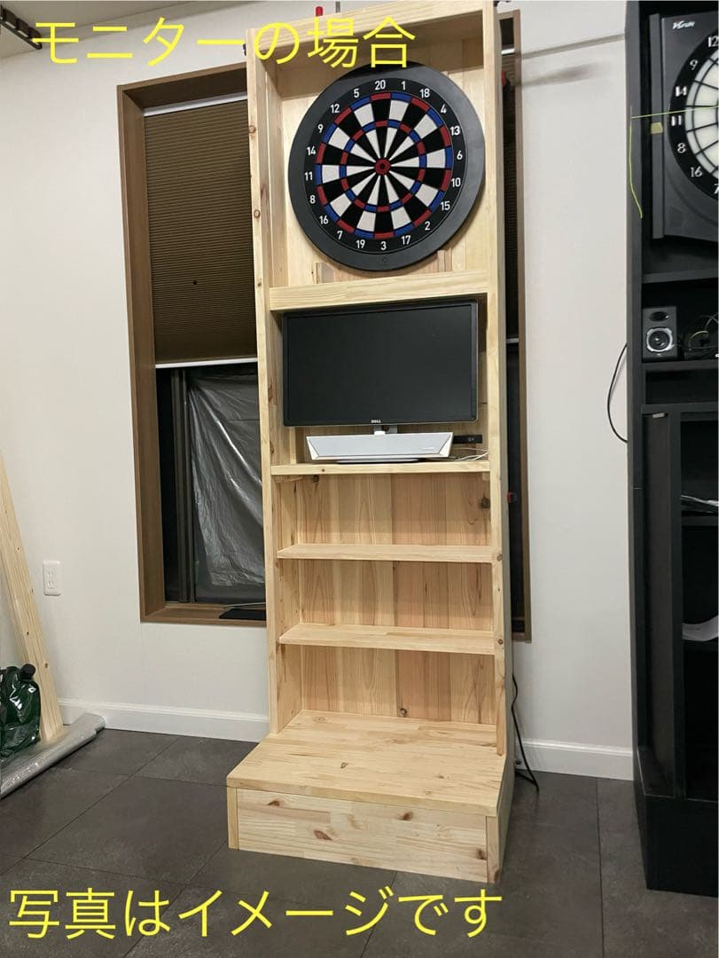 オーダーメイド　ダーツ台 未塗装【引き取り限定】