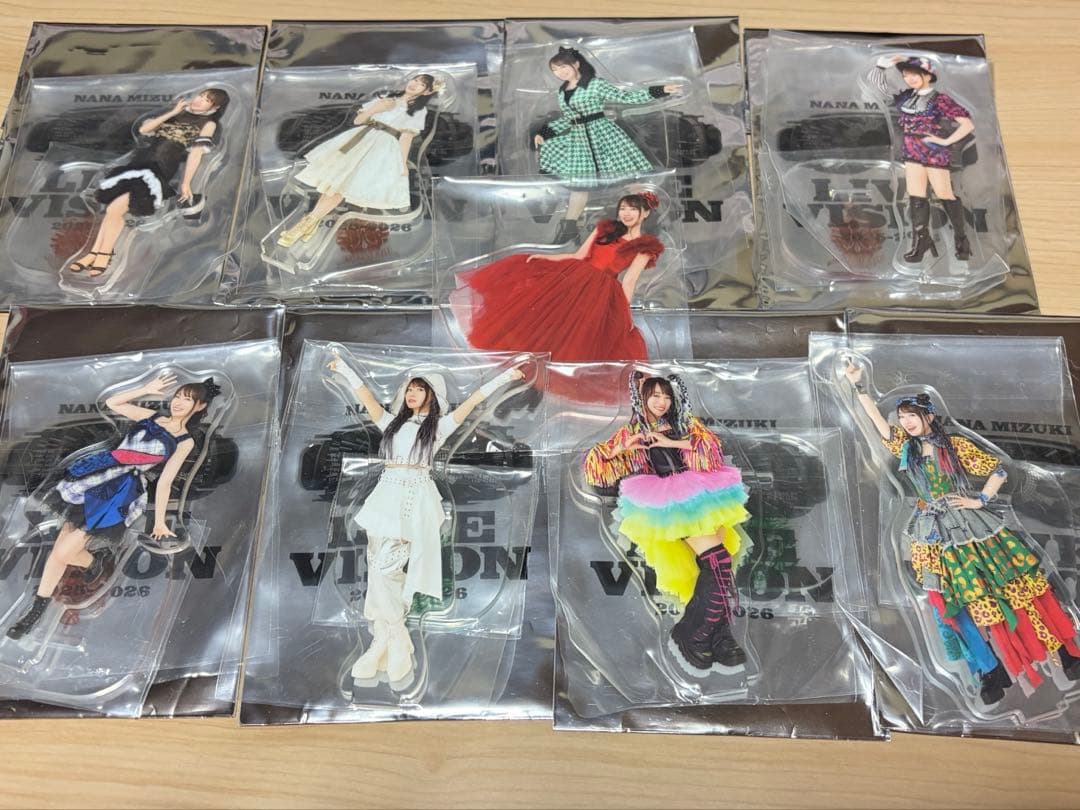 水樹奈々 LIVE VISION アクリルスタンド コンプリート