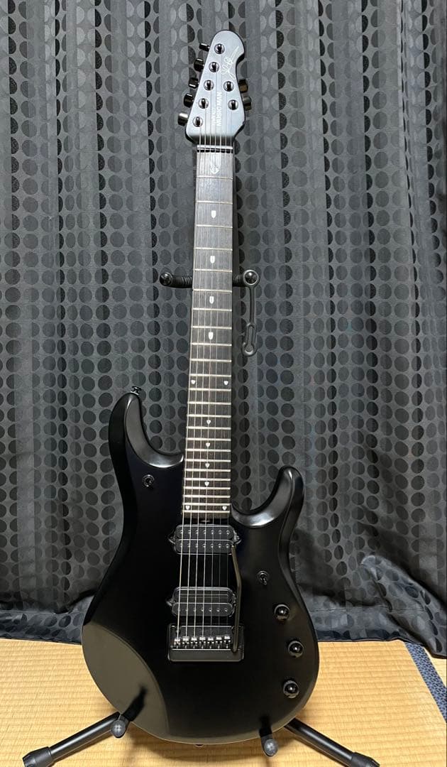 【土日限定価格】Music Man/JP7 Stealth Black7弦ギター