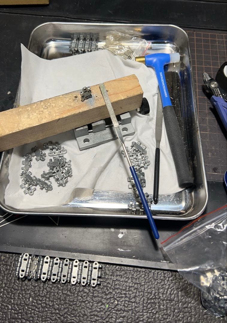 WPL E-1 1/16 新品 塗装 再組立て 金属履帯 等変更 新品 技適付き