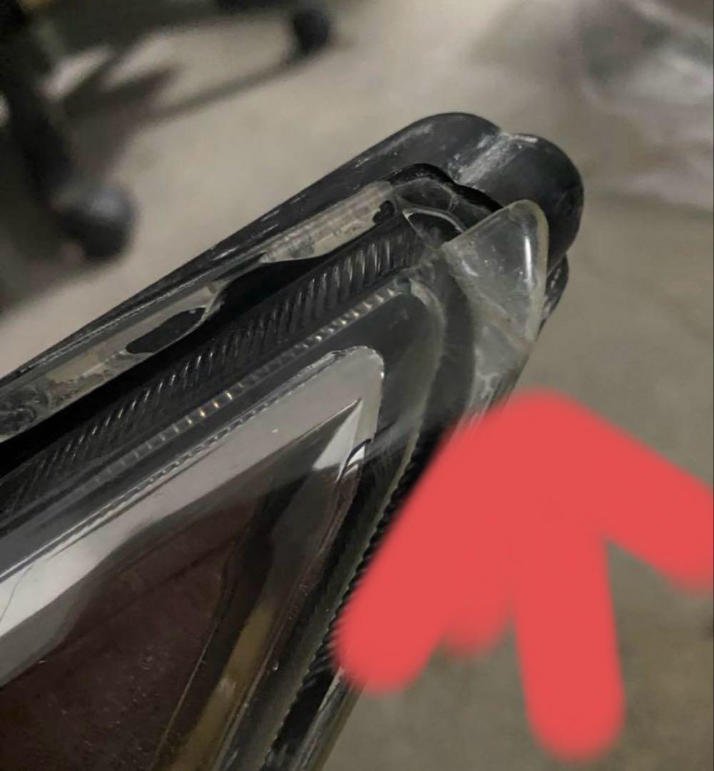 デリカD5 前期 純正HIDヘッドライト 左右セット