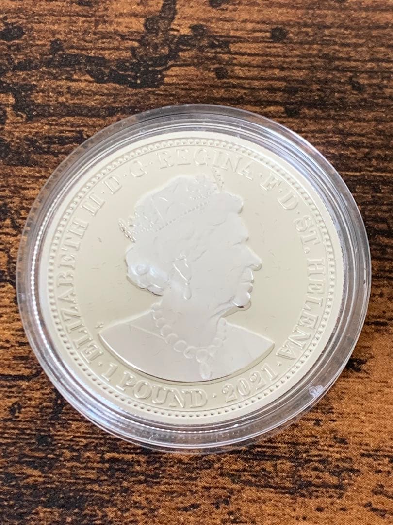 セントヘレナ 2021 スリーグレイセス 銀貨 プルーフ 1オンス