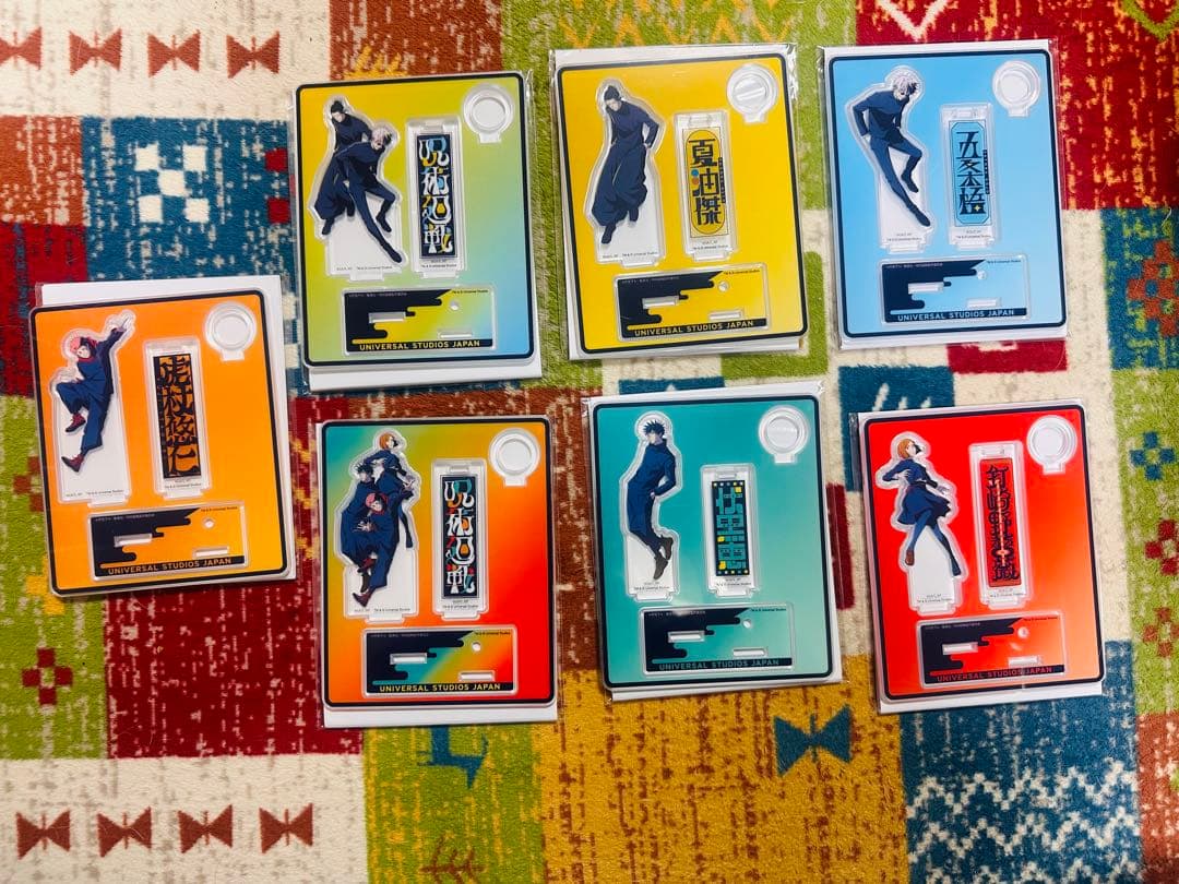 ユニバ 呪術廻戦 コレクタブルアクリルペンスタンド　コンプリート　五条悟　夏油傑