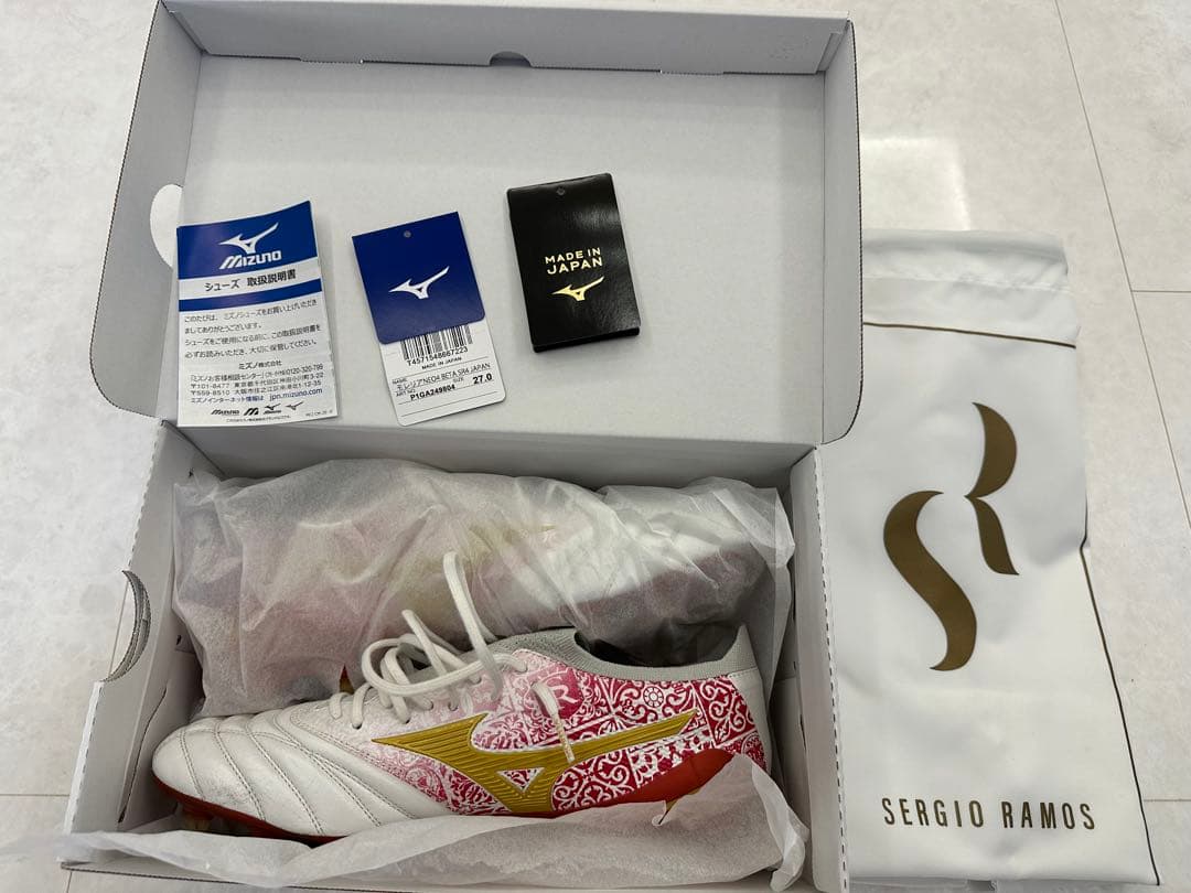 MIZUNO MORELIA NEO Ⅳ β SR4JAPAN セルヒオラモス