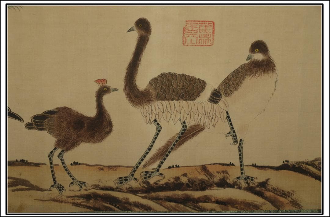 古美術 　中国明時代の掛軸　骨董品　肉筆　博物館保管品 BD353A11-6