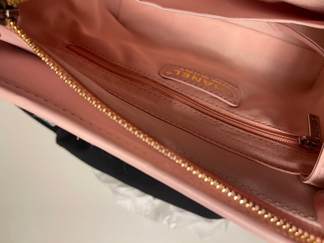 ツイード ショルダーバック ピンク ノベルティ