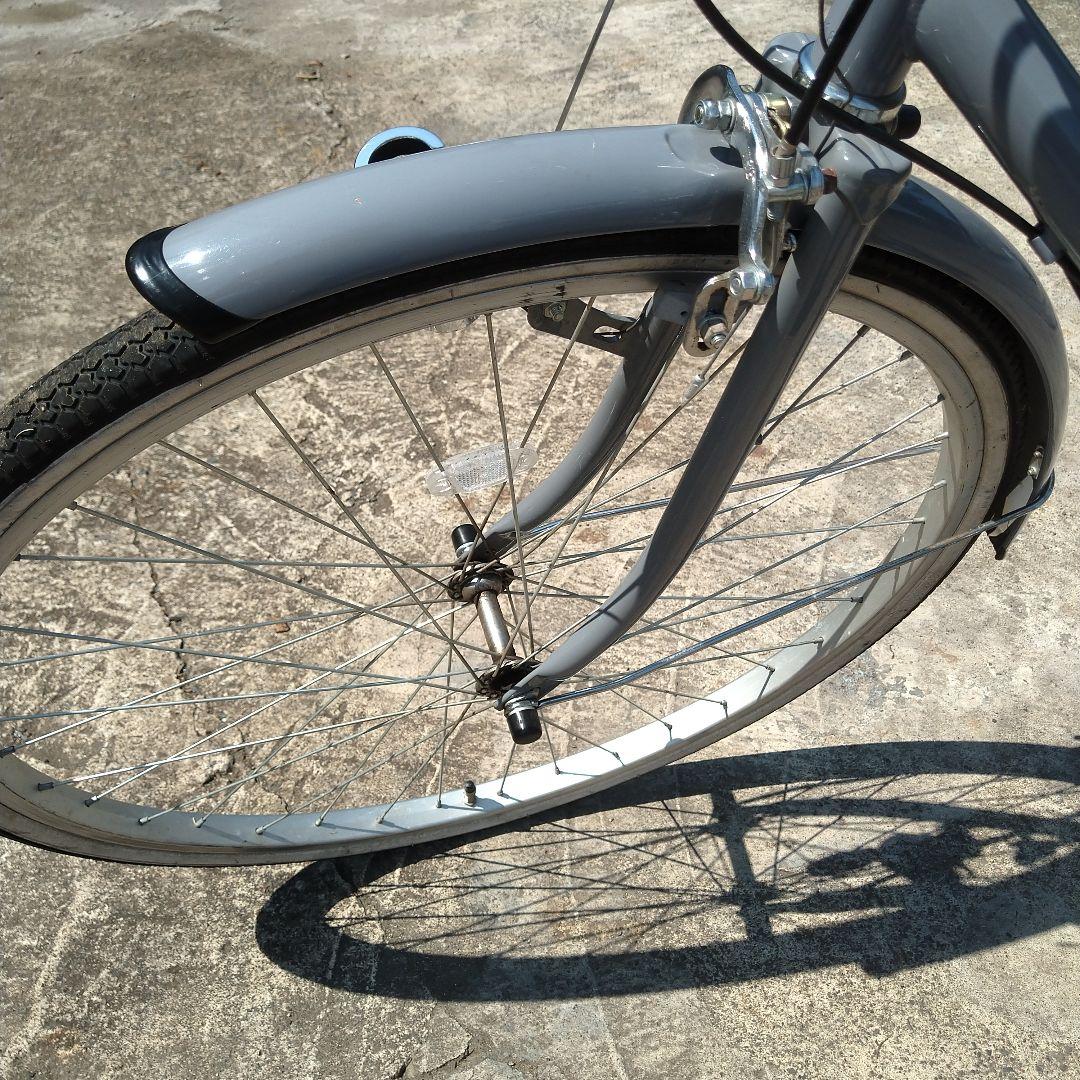 シティサイクル グレー 26インチ