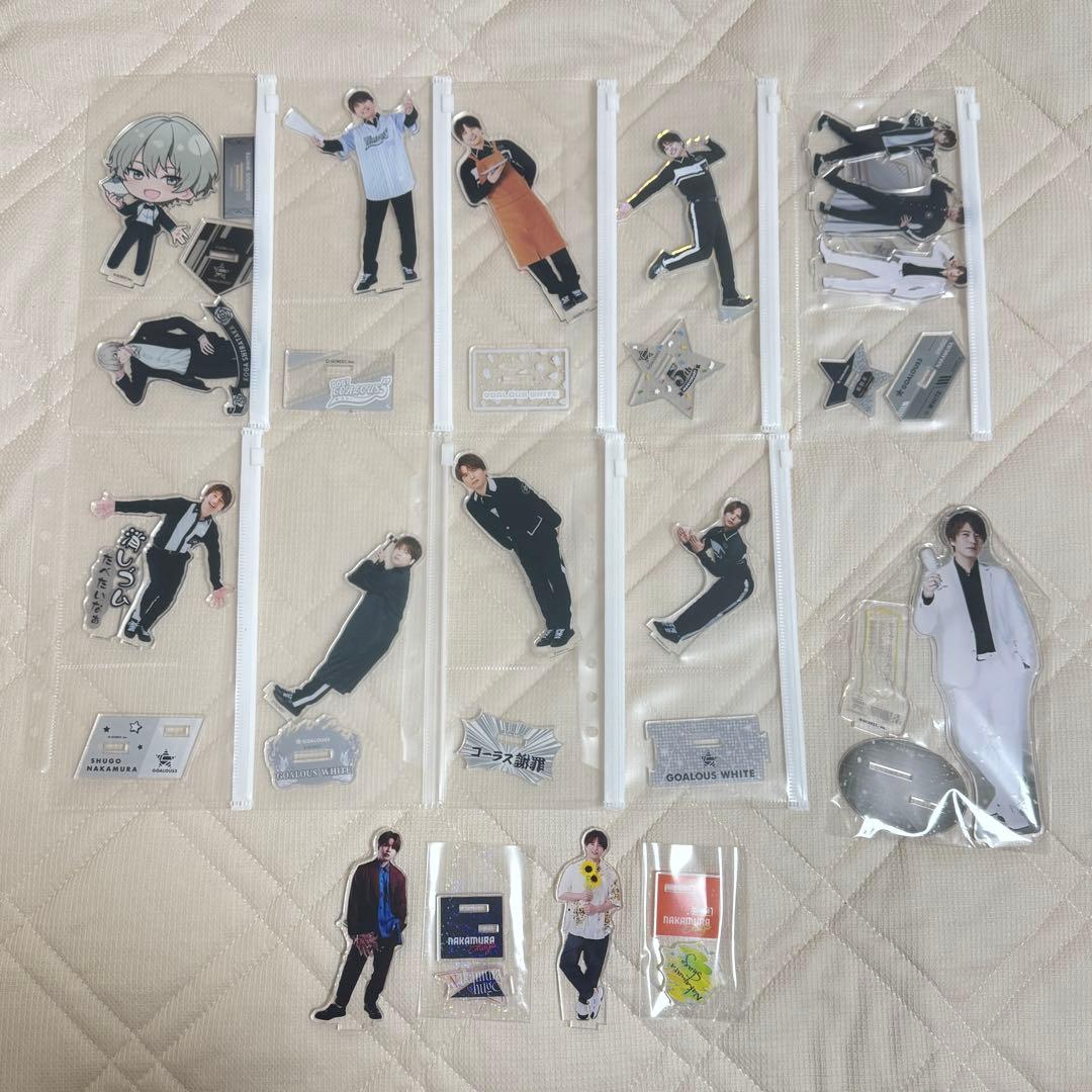 仲村宗悟 GOALOUS5 ホワイト アクリルスタンド アクスタ まとめ売り