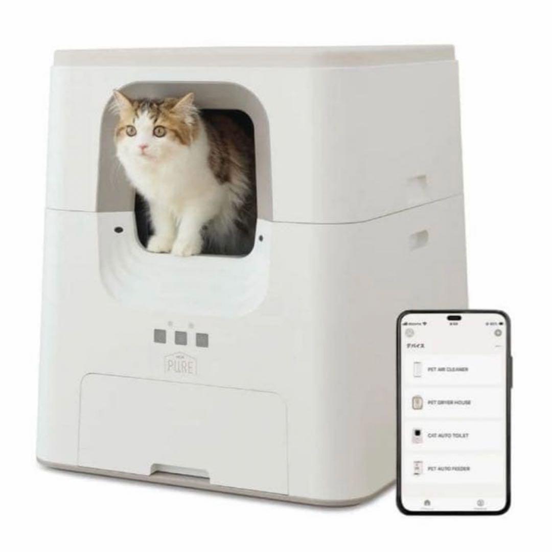 GEX ジェックス 猫用 自動トイレ PURE CAT AUTO TOILET