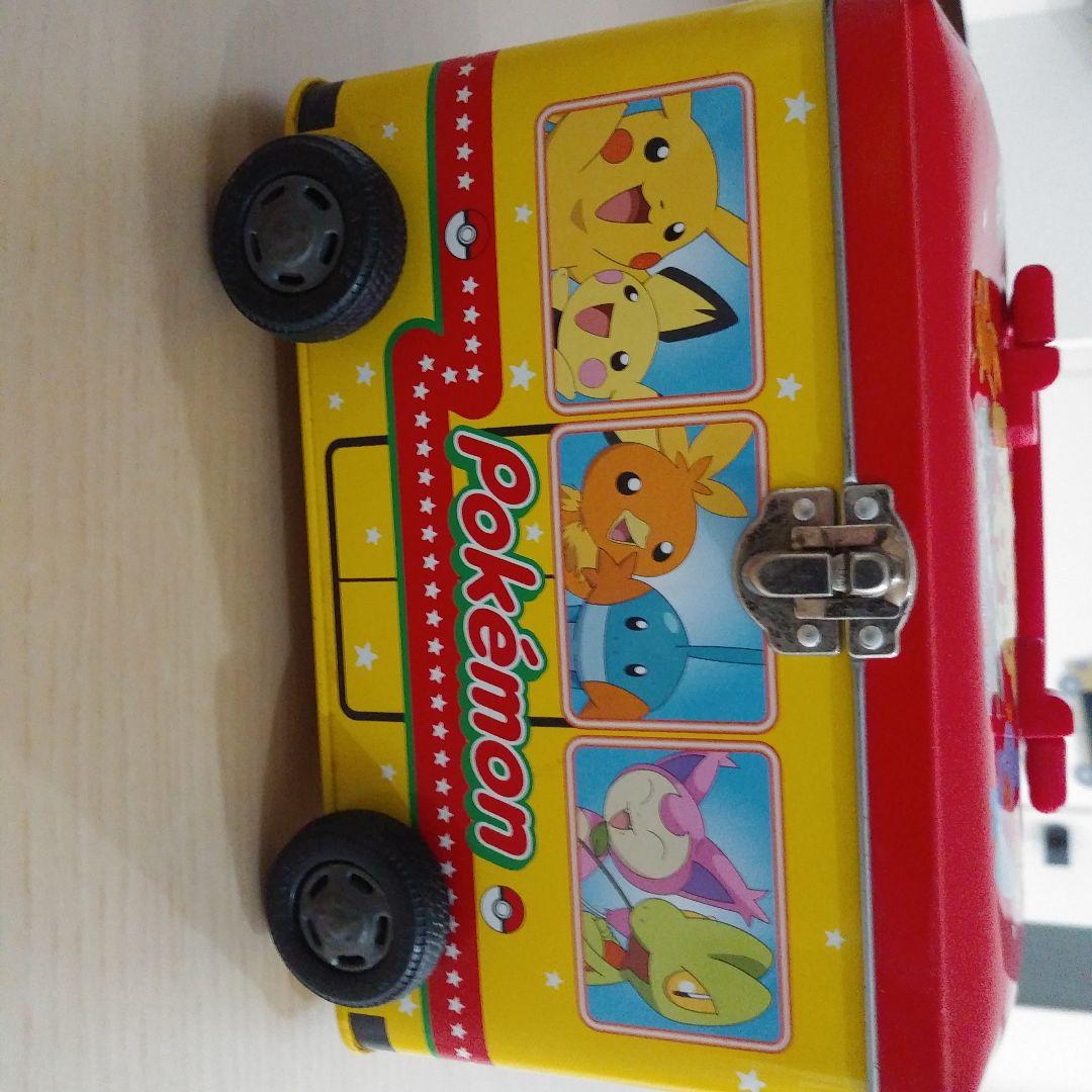 ポケモン バス型収納ボックス　缶のみ