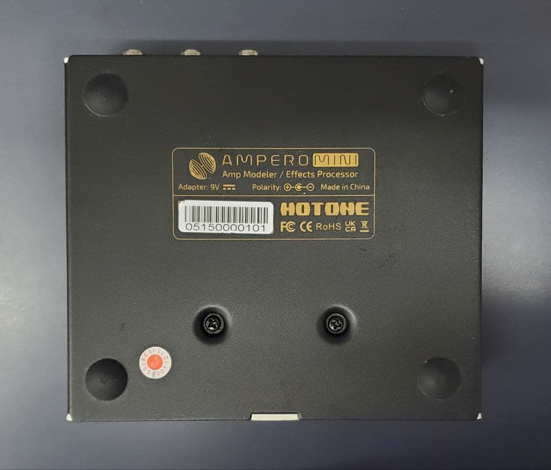 Hotone Ampero Mini 増設デュアルフットスイッチ付