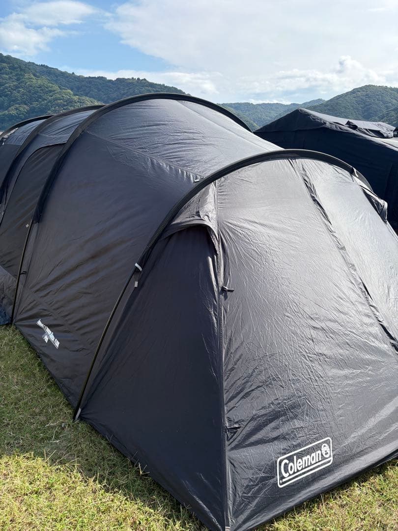 コールマン　黒　テント　ブラック　2ルーム　amazon限定カラー